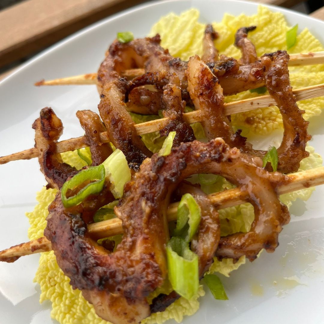 BBQ Satay Squid (Raw, No Added MSG)