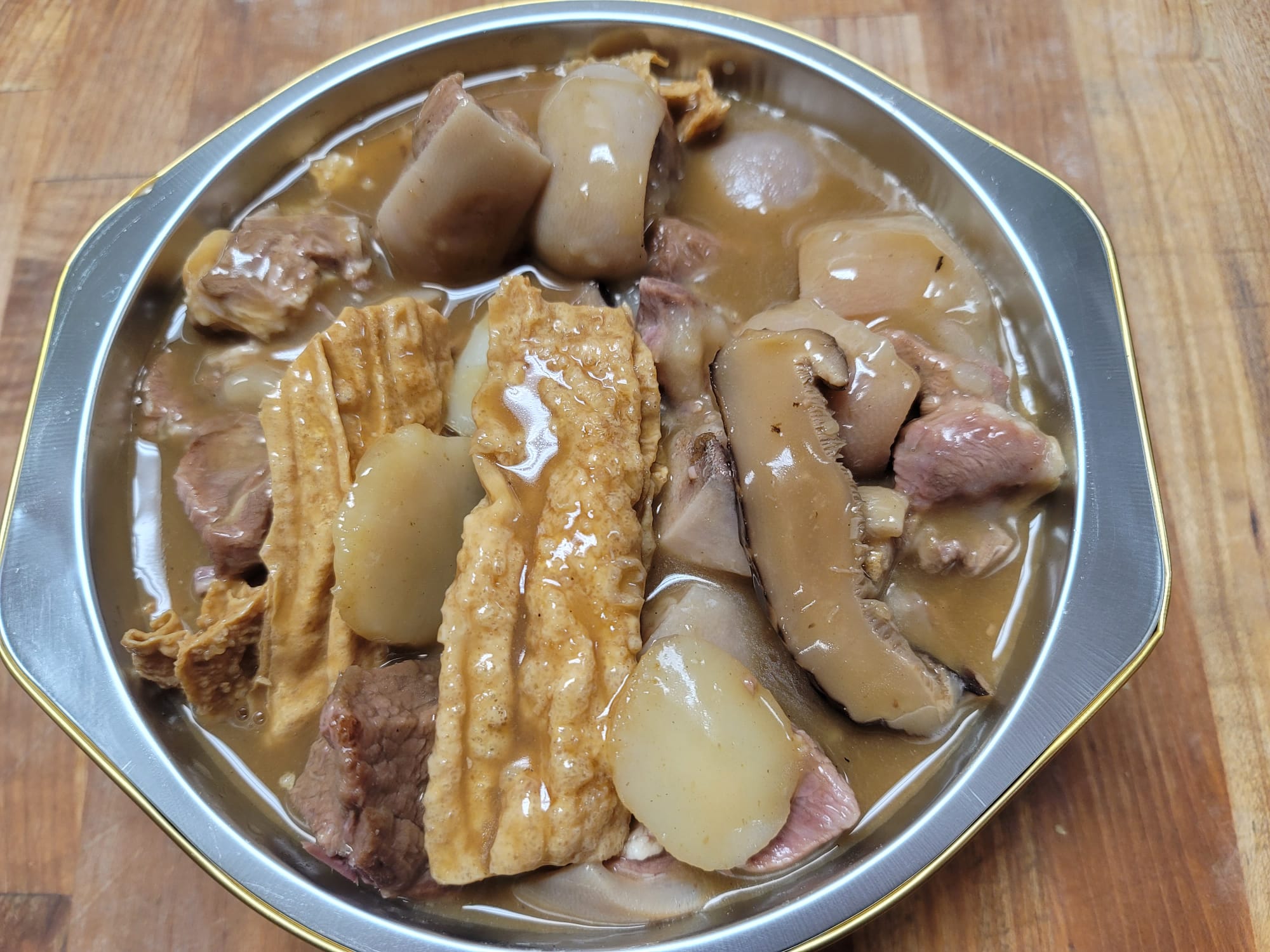 Lamb Stew with Bean Curd (No added MSG) 